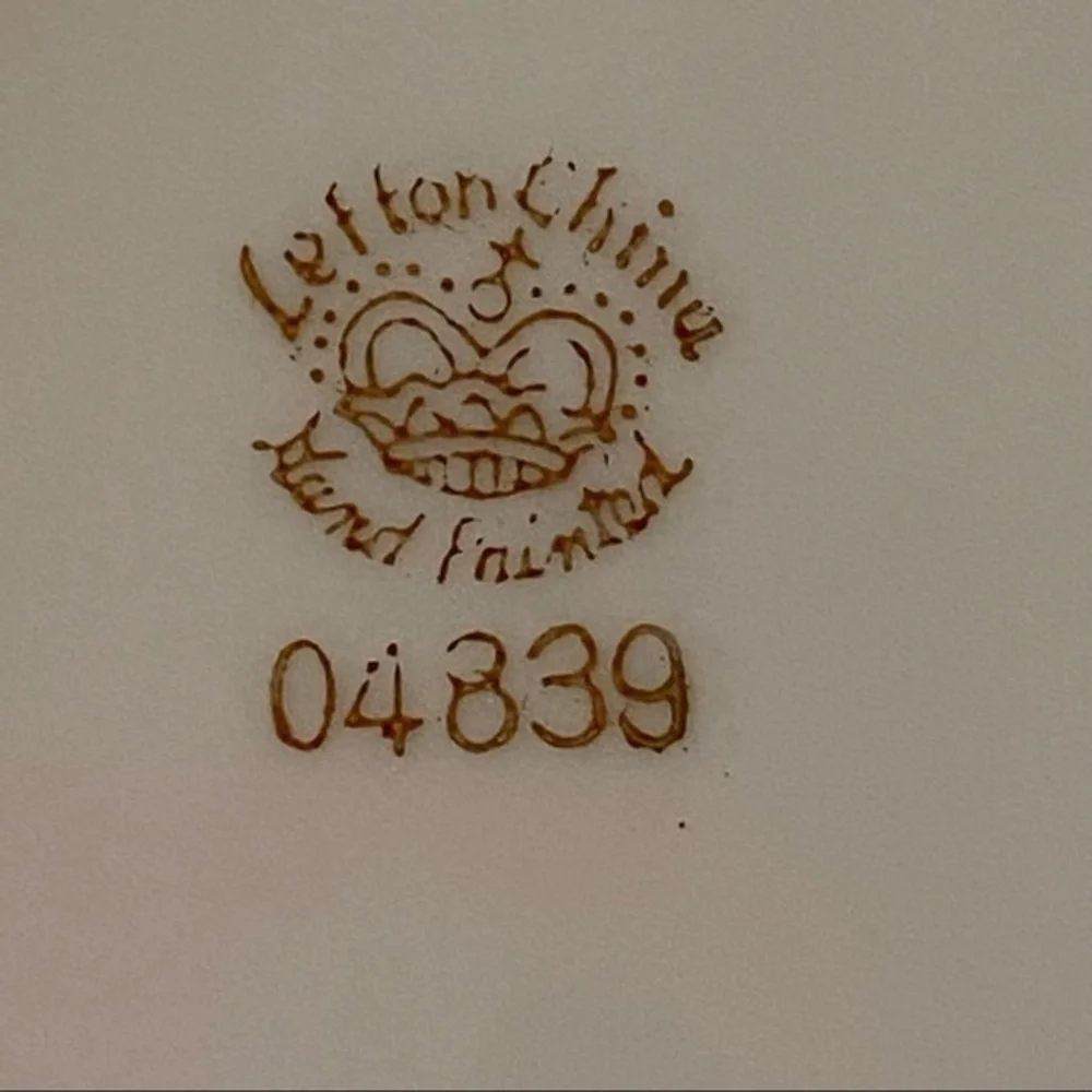 Lefton China Christmas Holiday Porcelain Tea Cup Cookie Plate for Santa